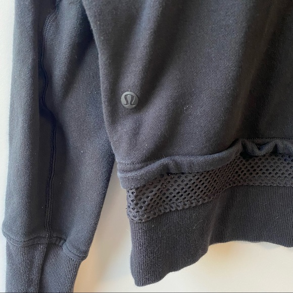 LULULEMON Warm Down Hoodie! Black Size 8 - Picture 8 of 9